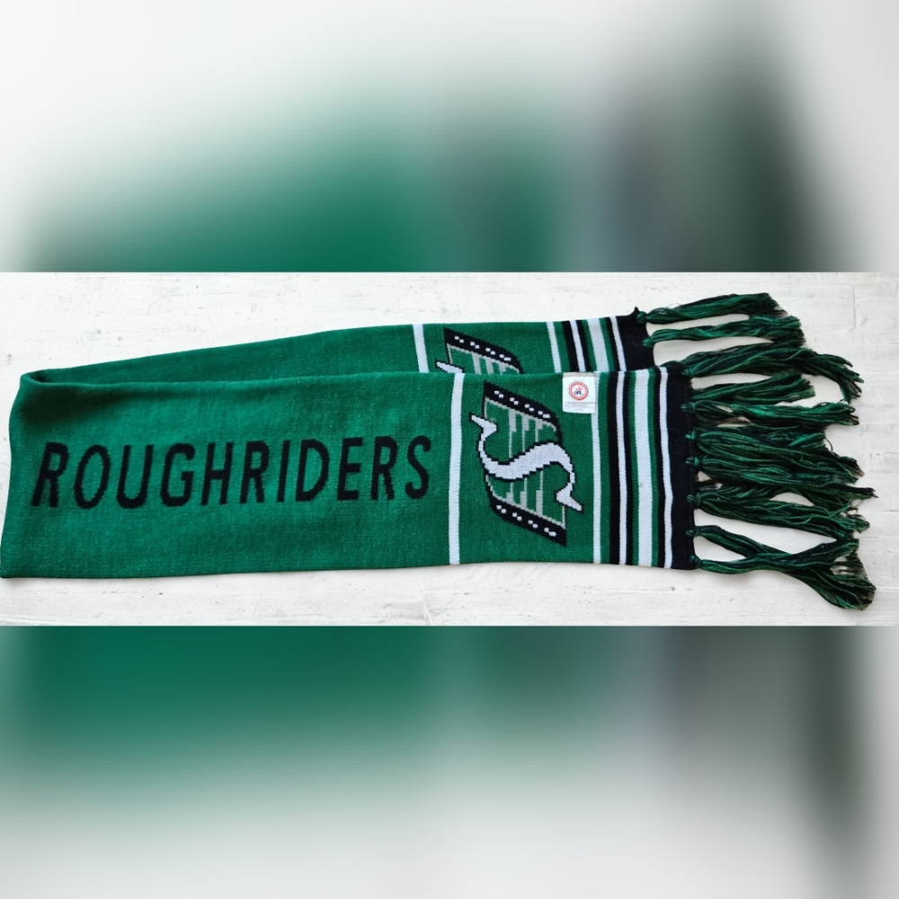 Green Saskatchewan Roughriders Scarf